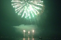 Fireworks Over Devils Lake