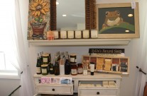 A great variety of soaps and candles