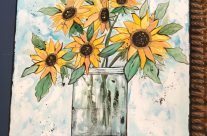 Gorgeous Sunflower Painting